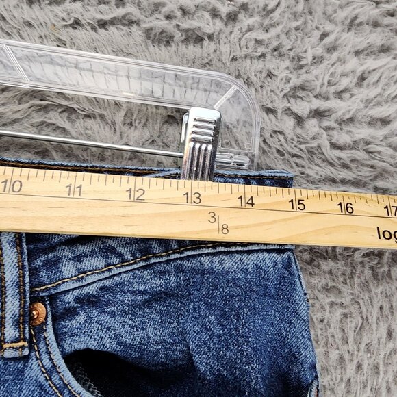 H&M Jeans Womens 30 Blue Stretch Denim Tapered Regular Fit *Read* - Picture 4 of 14